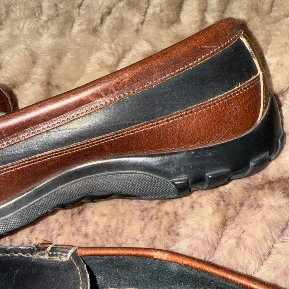 Allen Edmonds Men’s Boulder leather Slip-On Loafer, sz 11.5, sturdy rubber soles